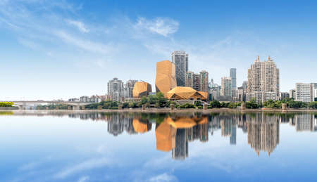 Panorama of Liuzhou, Guangxi, Chinaの写真素材