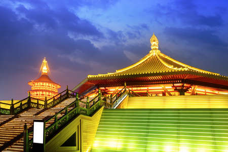 Mingtang is an ancient building in the Tang Dynasty and a place of worship in ancient times. Luoyang, China.のeditorial素材