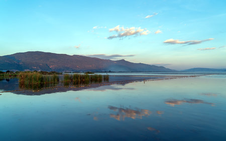 Yilong Lake Scenic Area, Yunnan, China.の写真素材