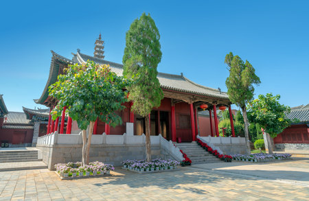 Historic buildings in Jianshui Ancient City, Yunnan, China.の写真素材