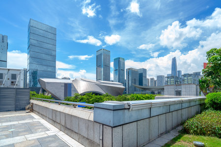 Skyscrapers in the city of technology, China is Shenzhen.