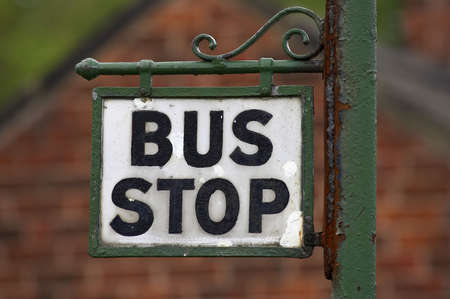 bus stopの写真素材