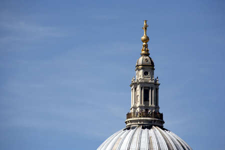 the dome of st pauls cathedral shot from the south bank london england uk europe taken in june 2006の写真素材