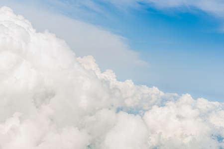 blue sky with cloud on day time for backgroundの写真素材
