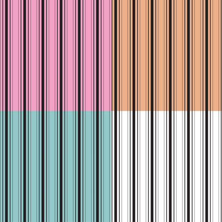 Black Stripes Seamless patternのイラスト素材