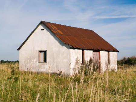 abandoned shedの写真素材