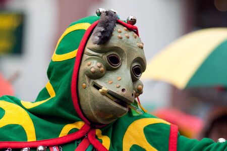 Freiburg, Germany - February 15 : Mask parade at the historical carnival on February 15, 2010 in Freiburg, Germanyのeditorial素材