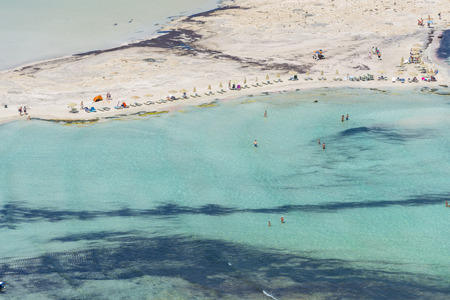 The Beautiful Balos Lagoon In Crete, Greeceの写真素材