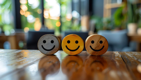 Customer satisfaction survey emojiの素材