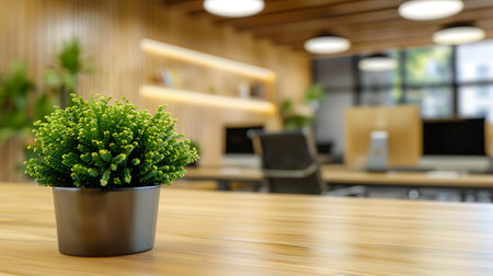 Interior of a modern coffee shop. Blurred background with copy space.の素材