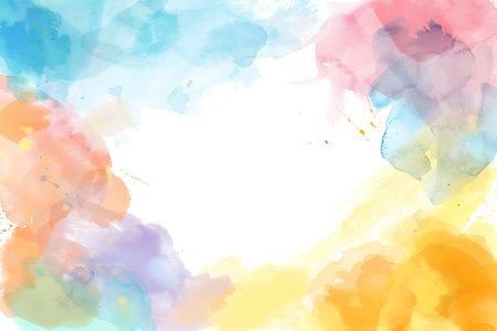 Abstract watercolor background. Colorful watercolor background for your design.の素材