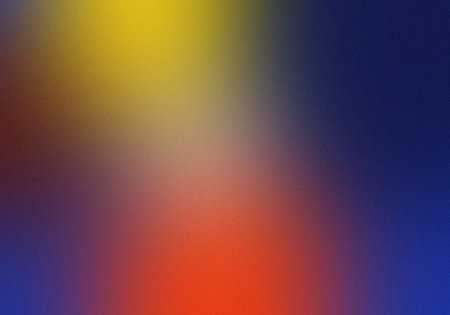 abstract colored background with a blurred effect in blue, yellow and red