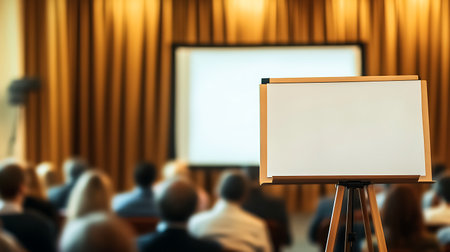 Business Conference and Presentation. Audience in the conference hall.の素材