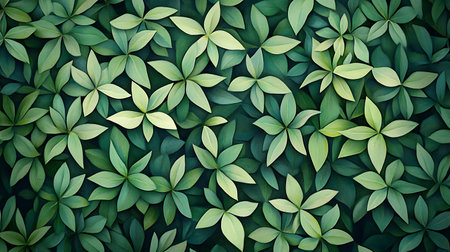 Green leaves background. Nature concept. Vector illustration. Eps 10.の素材
