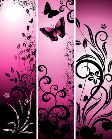 Vertical bannersのイラスト素材