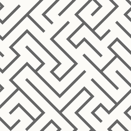Seamless labyrinth patternのイラスト素材