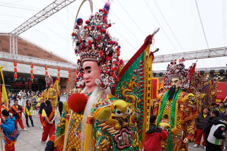 Atmosphere during the Chinese traditional festival at Guangzhou, Chinaのeditorial素材