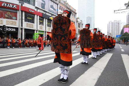 Atmosphere during the Chinese traditional festival at Guangzhou, Chinaのeditorial素材