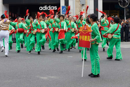 Traditional performances in the carnival at Guangzhouのeditorial素材