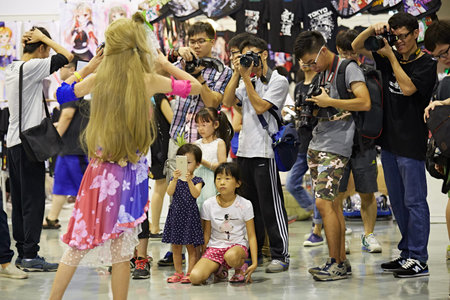 2015 DL Anime Carnival in Guangzhou, Chinaのeditorial素材