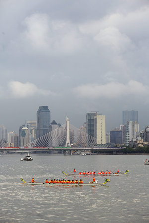 Dragon Boat Festival racingのeditorial素材