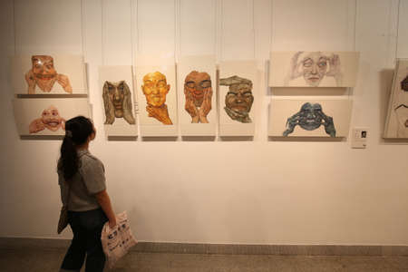 Guangzhou Academy of Fine Arts Graduation Exhibitionのeditorial素材