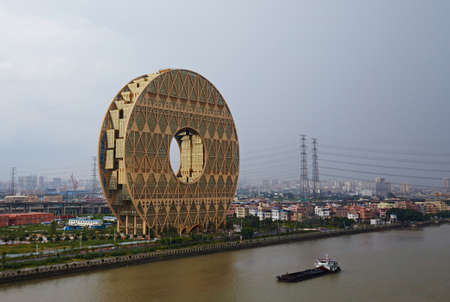 Guangzhou round buildingのeditorial素材