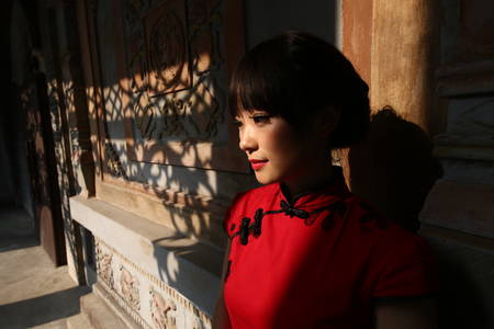 Chinese classical beautyのeditorial素材