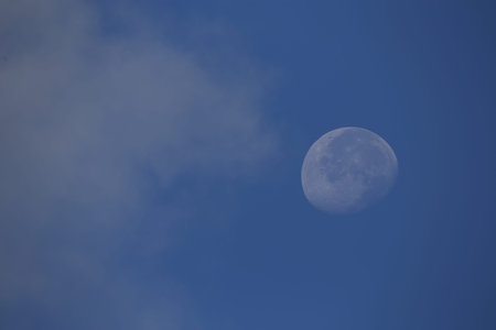 Daytime moon