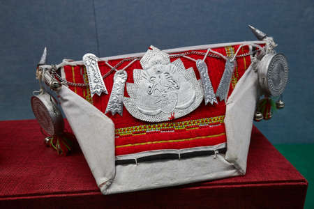 The hat of the Yao minorityのeditorial素材