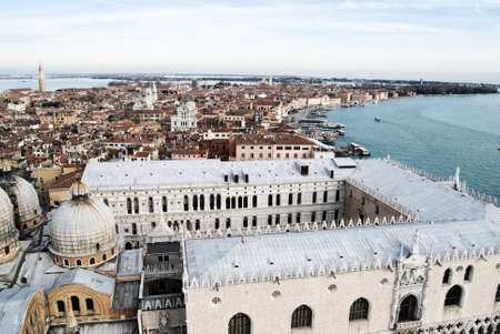 View of Venice from St Mark's Campanileの写真素材