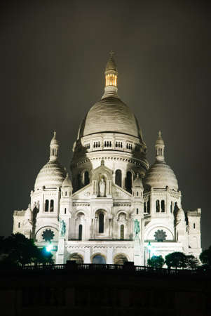 Basilica Sacre Coeur, Montmartre, Paris, Franceの写真素材