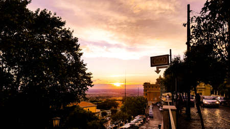 Red sunsetのeditorial素材