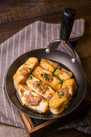 A dish of tofu