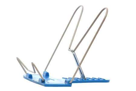 Book holder or  textbook on  white background.の写真素材