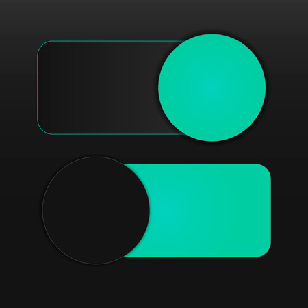 User interface power slidersのイラスト素材