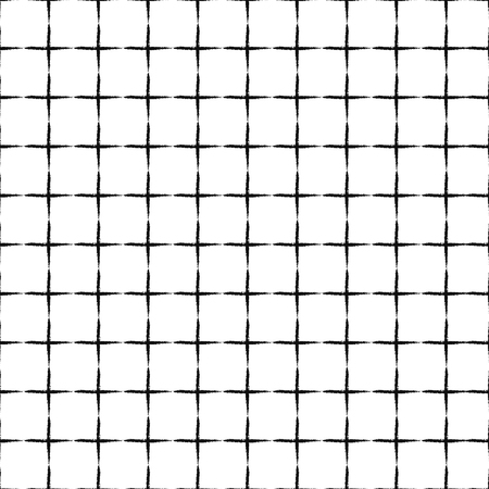 Monochrome elegant seamless pattern. Black and white pattern. Vector ornament.のイラスト素材