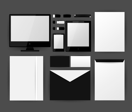 Vector company corporate style template designのイラスト素材