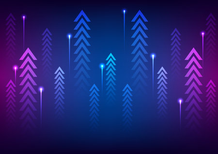 Abstract arrow moving fast background. Arrow light moving fast concept. Design fortechnology line digital network fiber optic connection.のイラスト素材