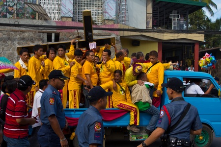 Black Nazarene devotees in Mindanao, Philippines