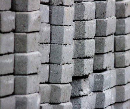 Cement bricksの写真素材