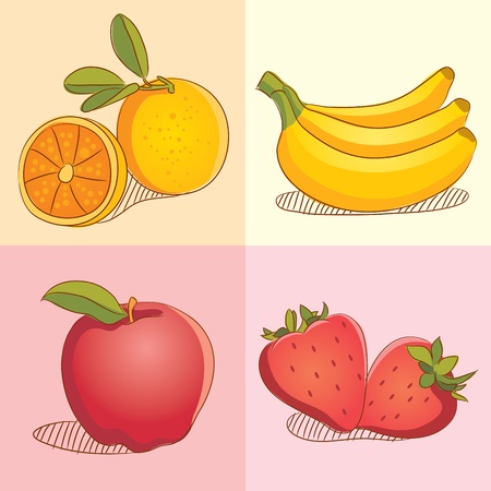 Fruit Collectionsのイラスト素材