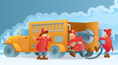 Fireman in Action