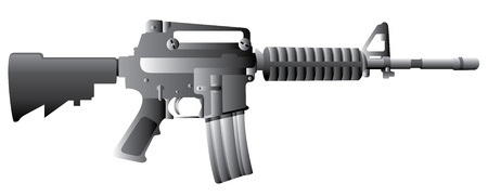 M16 Gun Rifleのイラスト素材