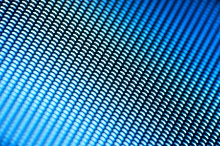 Metallic background with blue gradient