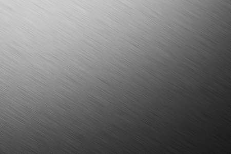 Silver gray brushed metal texture or background.の写真素材