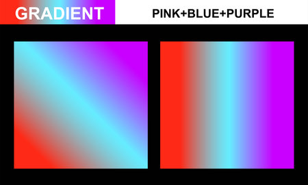 Set of colorful gradients backgrounds. Abstract background. Vector illustration.のイラスト素材