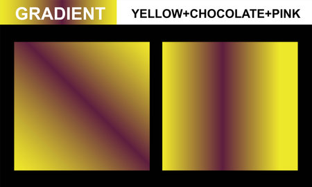 Gradient color background. Set of gradients backgrounds. Vector illustration.のイラスト素材