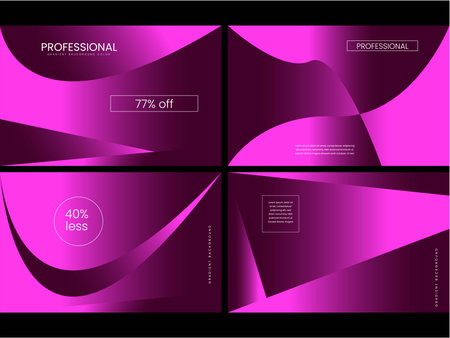 pink brochure template design, abstract vector illustration eps10のイラスト素材