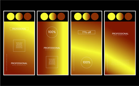 Set of abstract backgrounds for web design. Vector illustration. Eps10のイラスト素材
